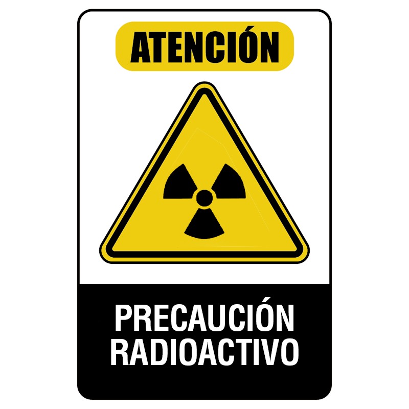 RADIOACTIVO Precaución Radioactivo - Imagen 1