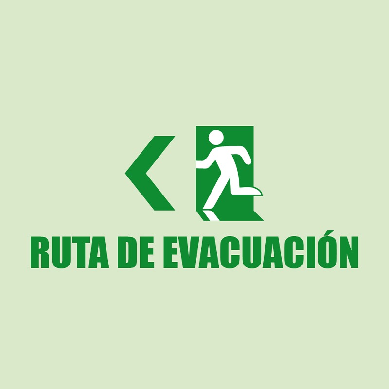 ruta de evacuacion Ruta de Evacuación Derecha - Imagen 1