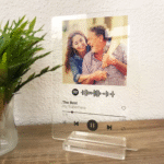 Placa con Foto Transparente Canción Personalizable - Imagen 2