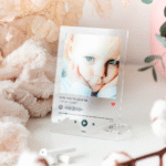 Placa con Foto Transparente Canción Personalizable