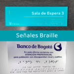 Señalización Braile